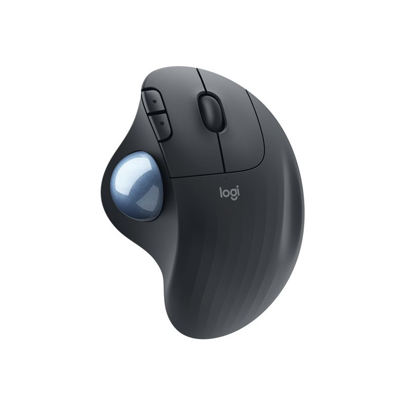 Mouse raton logitech trackball ergo m575 optico wireless inalambrico grafito