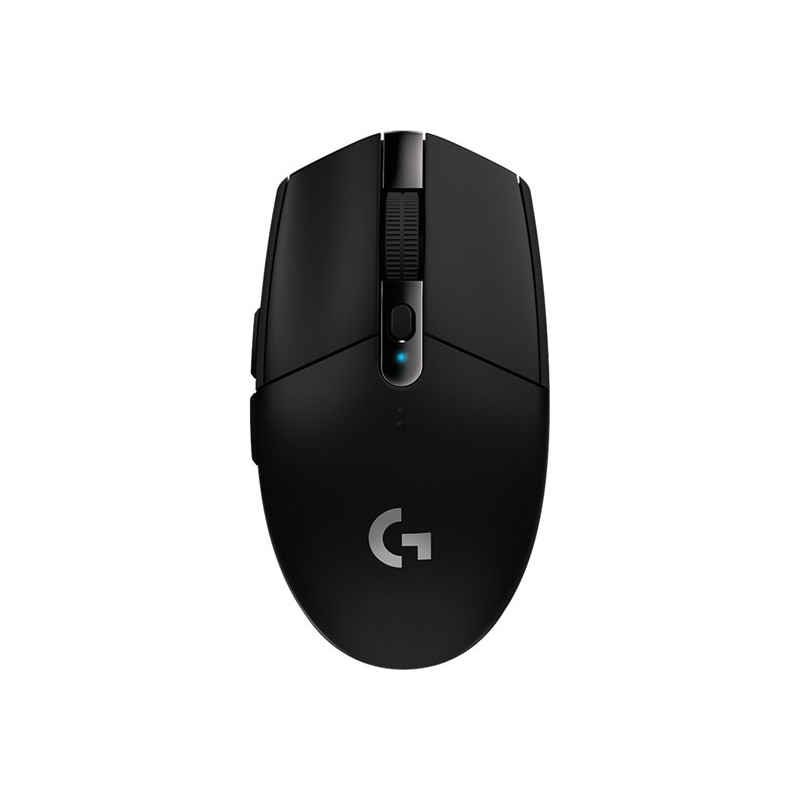 Mouse raton logitech g305 lightspeed optico wireless inalambrico 12000ppp 6 botones negro