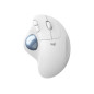 Mouse raton logitech ergo m575 bluetooth wireless blanco