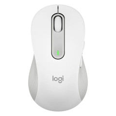 Mouse raton logitech m650 para zurdos optico wireless inalambrico blan