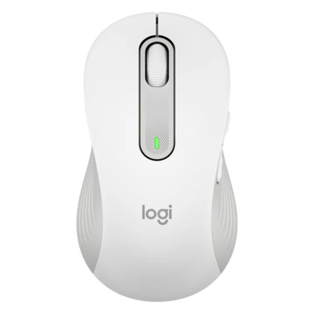 Mouse raton logitech m650 para zurdos optico wireless inalambrico blan