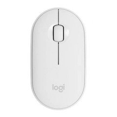 Raton inalambrico logitech pebble mouse 2 m350s blanco bluetooth