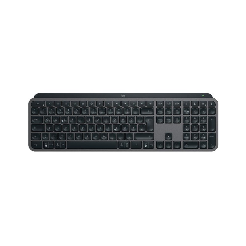 Teclado logitech mx keys s inalambrico grafito bateria