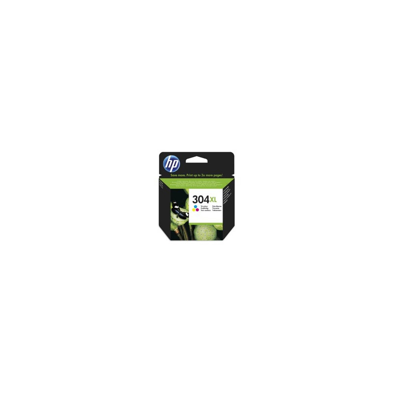Cartucho tinta hp n9k07ae tricolor 304xl deskjet 3720 3721 3723 3730 3732 3752