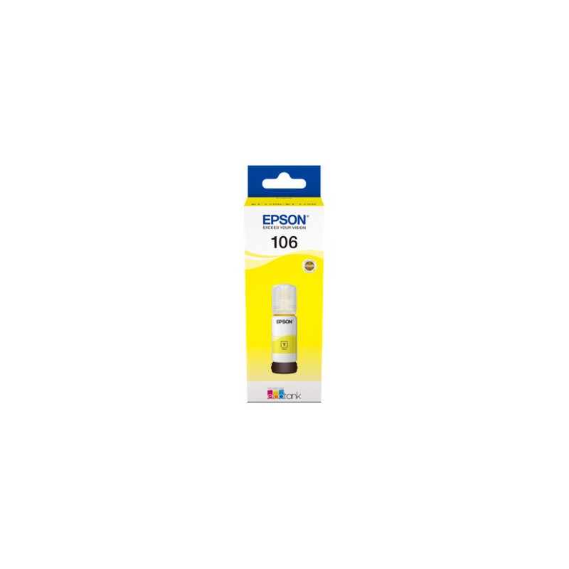 Cartucho tinta epson c13t00r440 106 ecotank amarillo ink et - 7700 - et - 7750