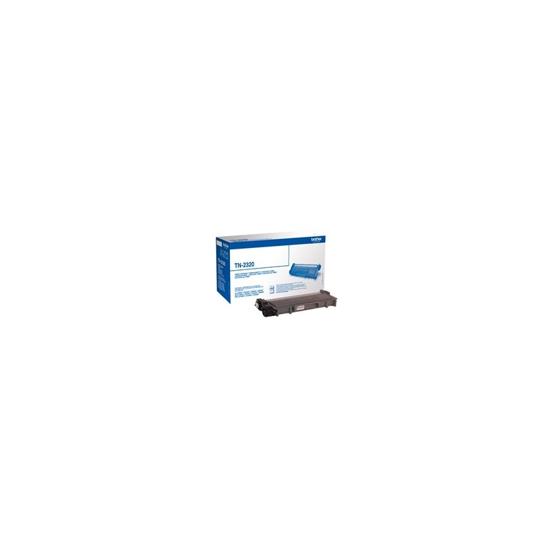 Toner brother tn2320 negro 2600 páginas dcpj2500d - dcpl2520dw - dcpl2540dn - mfcl2700dw - mfcl2720dw - mfcl2740dw