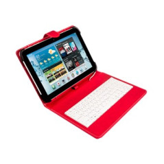Funda universal silver ht para tablet 9 - 10.1 pulgadas + teclado con 