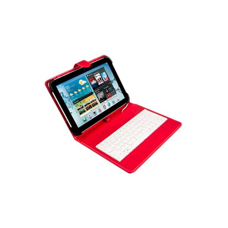 Funda universal silver ht para tablet 9 - 10.1 pulgadas + teclado con 