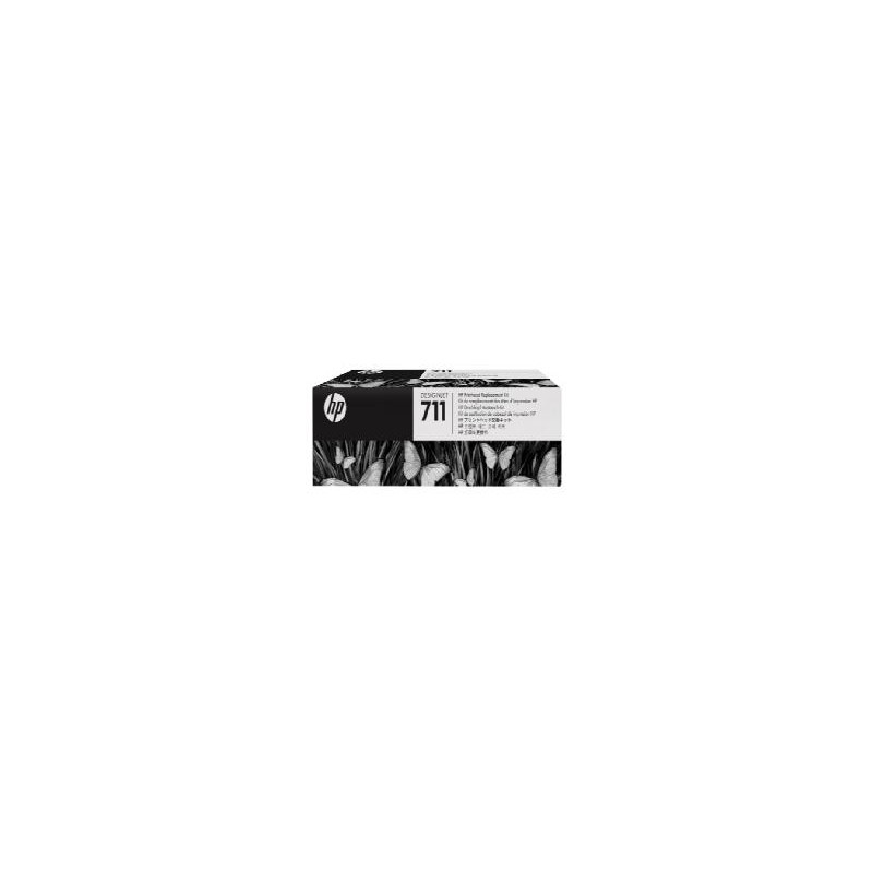 Cabezal impresion hp 711 c1q10a negro amarillo cian magenta t120