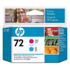 Cabezal impresion hp 72 c9383a cian - magenta designjet t610 t1100