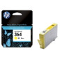 Cartucho tinta hp 364 cb320ee amarillo 3ml d5460 - b8550 - c6380 - c5380
