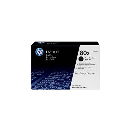 Toner hp cf280xd pack 2und alta capadidad