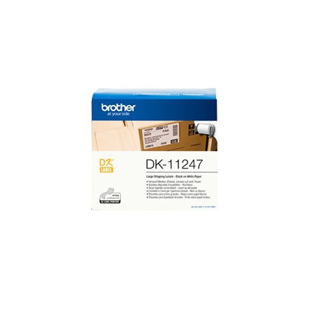 Etiquetas papel precortada brother dk11247 103 x 164 mm 180e ql1050 - 