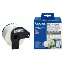 Etiquetas cinta continua brother dk44205 papel blanca removible dk4420