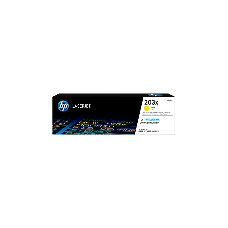Toner hp original laserjet 203x yellow