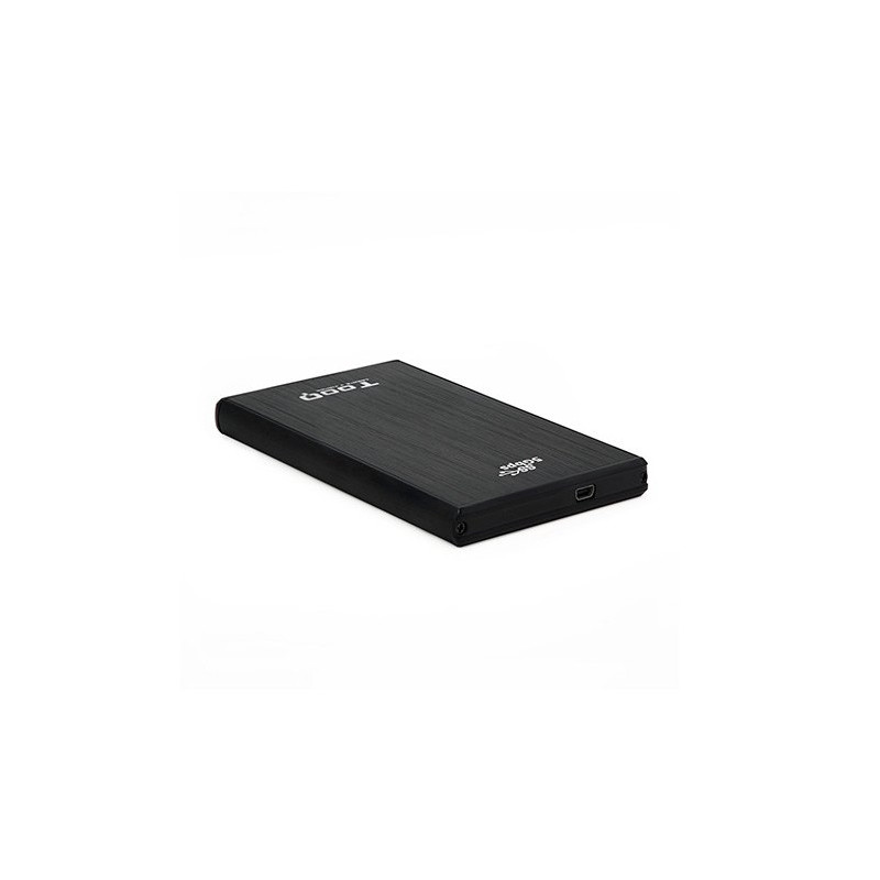 Caja externa tooq tqe - 2522b para hdd - ssd 2.5 pulgadas 9.5mm sata usb 3.0 negra
