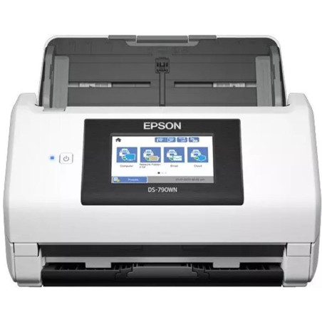 Escaner documental epson worforce ds - 790wn a4 - 45ppm - usb - red - 