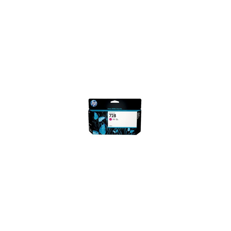 Cartucho tinta hp f9j66a magenta nº728