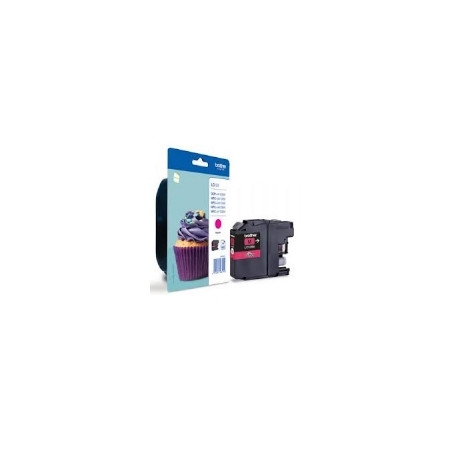 Cartucho tinta brother lc123m magenta 600 paginas dcpj4110dw - mfcj441