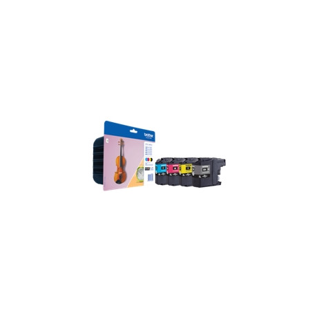 Pack cartuchos tinta brother lc127xlvalbp negro cian magenta amarillo 