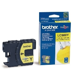 Cartucho tinta brother lc980y amarillo 260 paginas dcp - 195c - dcp - 