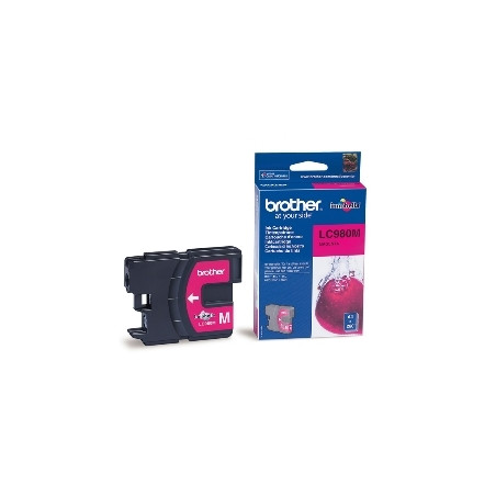 Cartucho tinta brother lc980m magenta 400 paginas dcp - 195c - dcp - 3