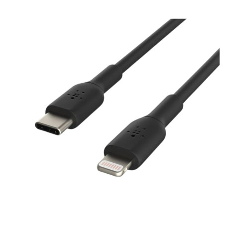 Cable lightning a usb tipo c belkin 2m - macho - macho - negro - trenz