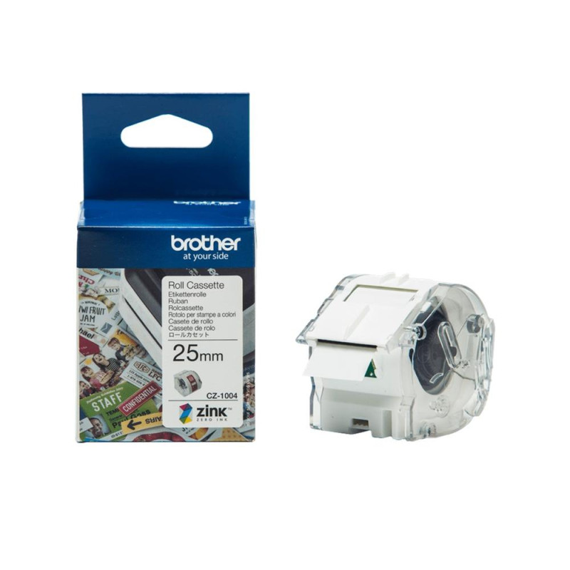 Rollo cinta adhesiva brother cz1004 5m
