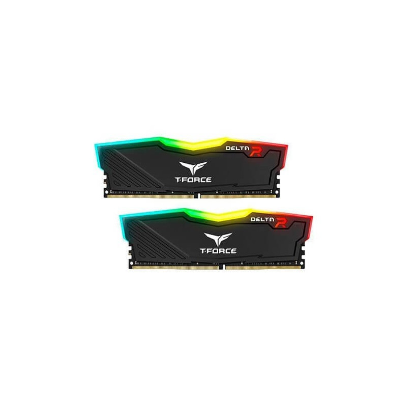 Memoria ram ddr4 16gb 2x8gb 3200mhz teamgroup delta t - force rgb - cl 16 - 1.35v tf3d416g3200hc16fdc01