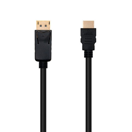 Cable displayport - m a hdmi - m 3m nanocable negro 4kx2k - 3m - conec