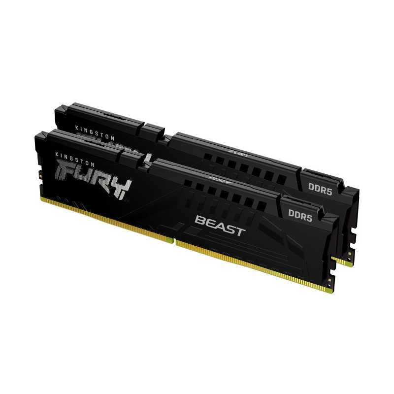 Memoria ram ddr5 32gb 2x16gb kingston - 5200mhz - pc5 - 41600 - fury beast