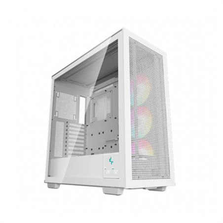 Caja ordenador gaming deepcool e - atx morpheus argb cristal templado 