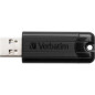 Memoria usb 3.2 verbatim pinstripe 32gb negro