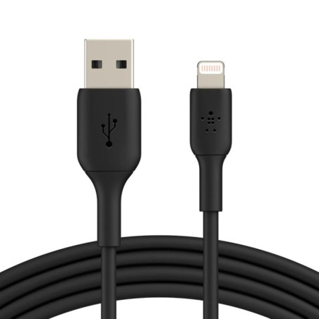 Cable lightning a usb tipo a belkin 1m - macho - macho - negro
