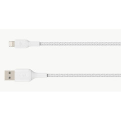 Cable lightning a usb tipo a belkin 1m - macho - macho - blanco