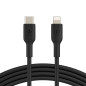 Cable lightning a usb tipo c belkin 1m - macho - macho - negro