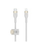 Cable lightning a usb tipo c belkin 1m - macho - macho - blanco