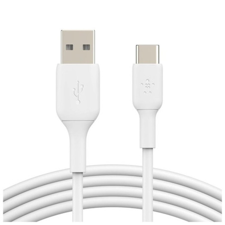Cable usb tipo c a usb tipo a belkin 1m - macho - macho - blanco 2 uni