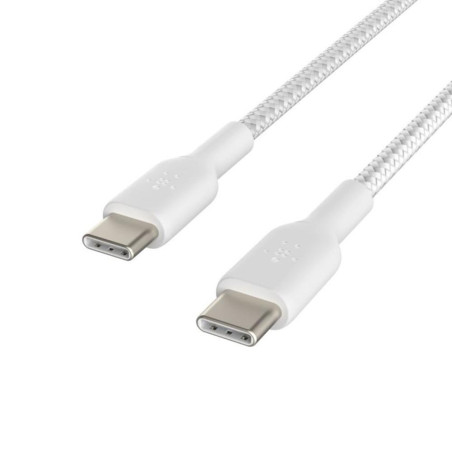 Cable usb tipo c belkin 1m - macho - macho - blanco