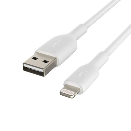 Cable lightning a usb tipo a belkin 2m - macho - macho - blanco