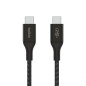 Cable usb tipo c belkin 1m - macho - macho - negro trenzado