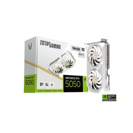 Tarjeta grafica zotac gaming rtx 5050 twin edge oc 8gb gddr6 - 3x dp -