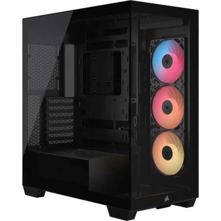 Caja ordenador gaming corsair 3500x rs - r argb atx cristal templado n