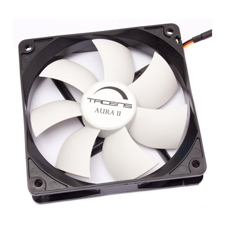 Ventilador auxiliar tacens aura ii 12cm ultrasilencioso color negro y 