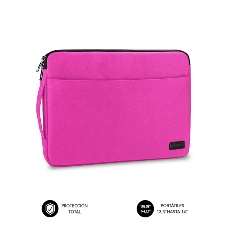 Funda subblim urban laptop sleeve para portatil 13.3 pulgadas - 14 pulgadas rosa