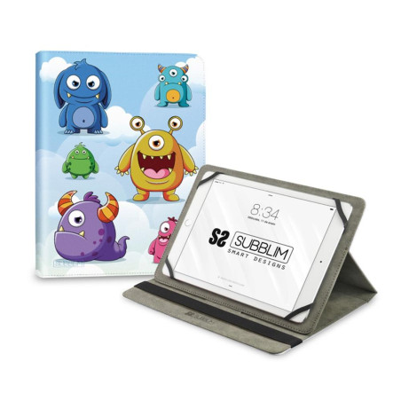 Funda subblim trendy case para tablet 11 pulgadas monsters