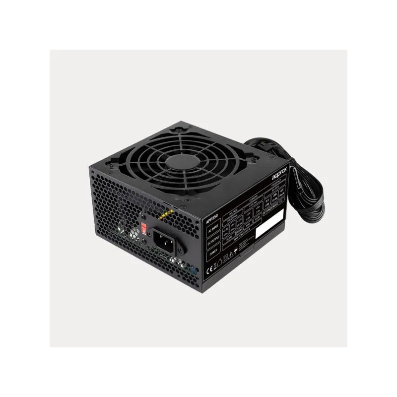FUENTE ALIM. ATX 550W + CABLE NEGRO CON SELECTOR DE VOLTAJE APPROX