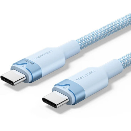 CABLE USB-C A USB-C 240W 1 M AZUL VENTION