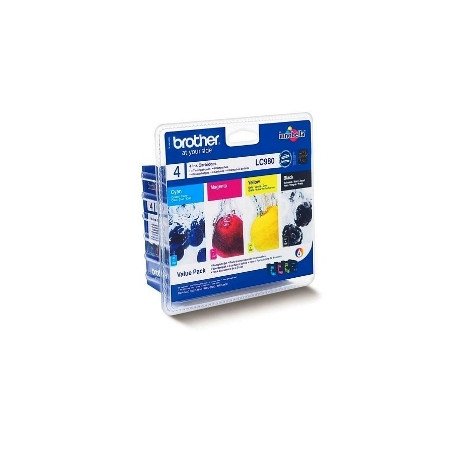 Multipack brother lc980valpb dcp145 - 195c - 165c - 375cw - mfc250c - 