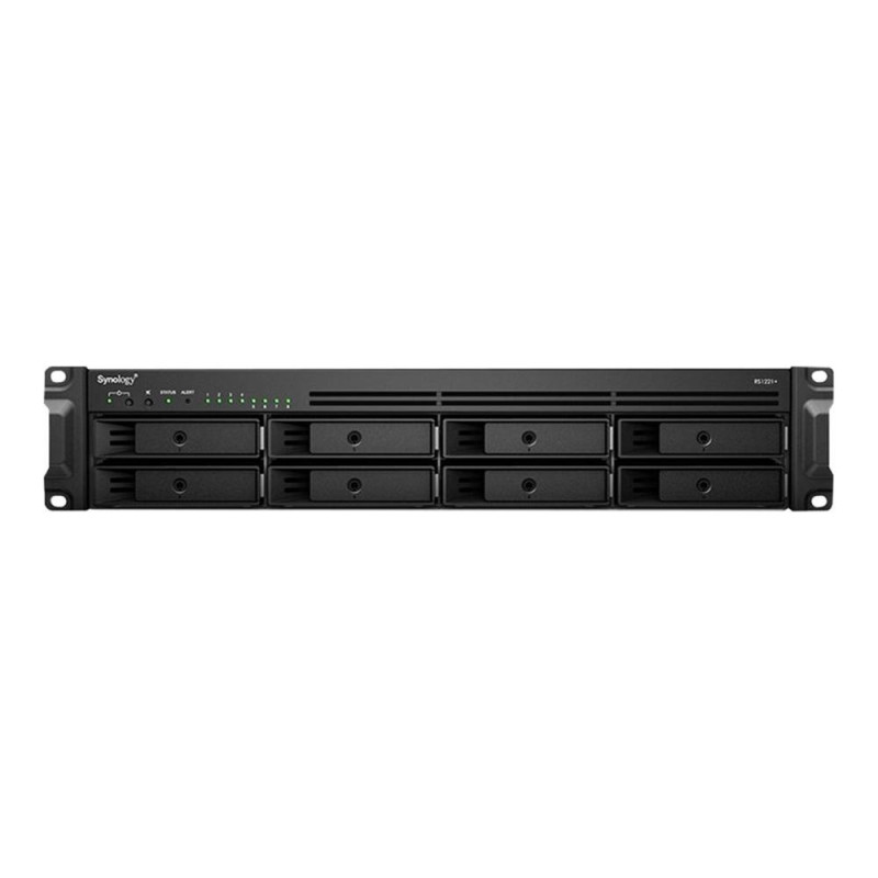 Servidor nas synology rs1221+ 8 bahias 2u rack gigabit ethernet